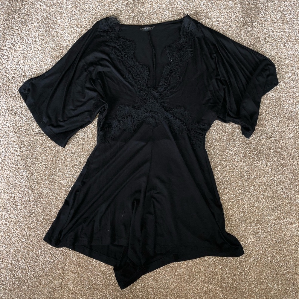 Black Topshop Romper